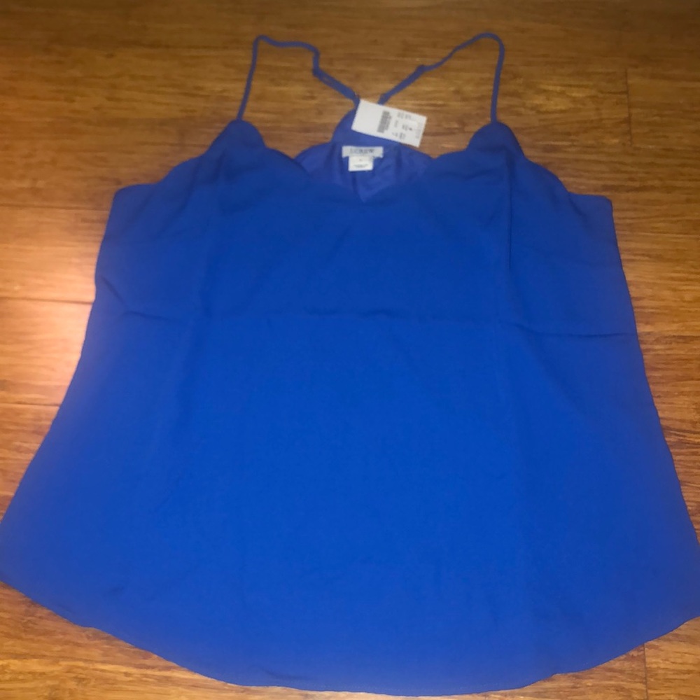 J Crew Scalloped Edge Cami